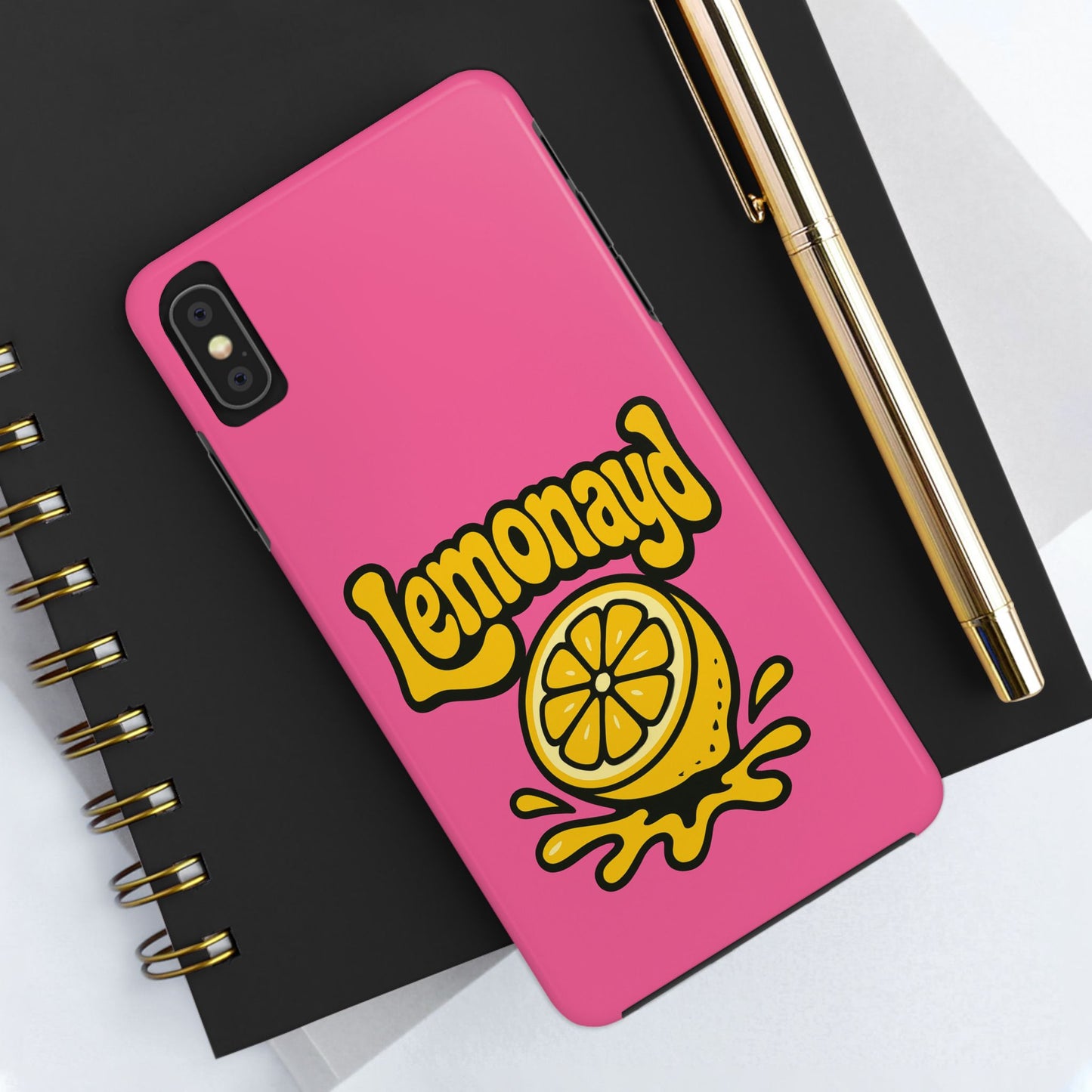 Lemonayd Tough Phone Case - Vibrant Citrus Design for Protection and Style