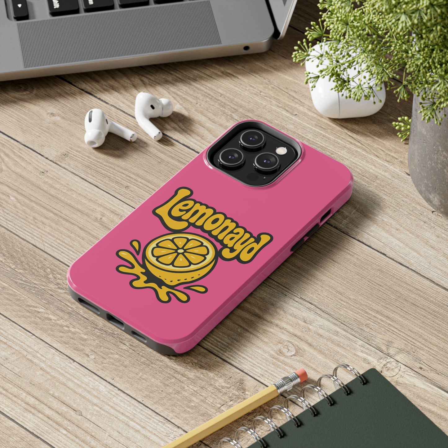Lemonayd Tough Phone Case - Vibrant Citrus Design for Protection and Style
